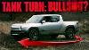 Tesla Time News Tank Turn Bulls T