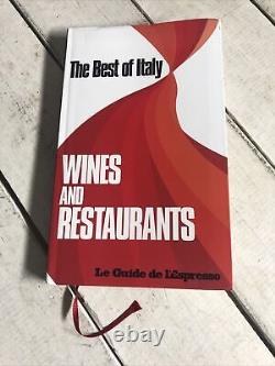 The best of Italy wines and restaurants le guide de Lespresso