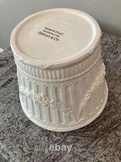 Tiffany & Co. Elegant White Cachepot, BN Condition, made in Italy, Secon Edition