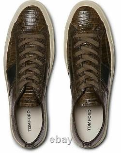 Tom Ford Cambridge Lizard Eidechse Sneakers Shoes Sneakers Trainers 43+