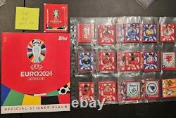 Topps UEFA Euro 2024 Swiss Edition Complete Set NO SP (686 Stickers) + 1 Pack