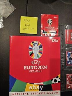 Topps UEFA Euro 2024 Swiss Edition Complete Set NO SP (686 Stickers) + 1 Pack