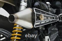 Triumph Scrambler 2015 21 Full Kit Exhaust Black Gold Edition Zard Italia