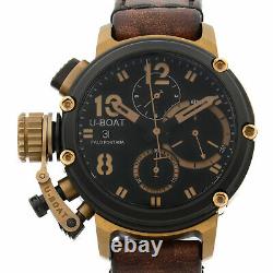 U-Boat Chimera 43mm B&B LTD Edition PVD Steel Bronze Black Dial Mens Watch 8015