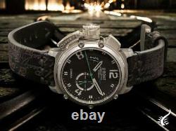 U-Boat Chimera Green SS Automatic Watch, Black, 46 mm, Limited Edition, 8529