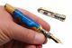 Unknown Land Fountain Pen Silver Wood And Resin Bock Fine Nib Limited Edition