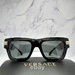 VERSACE Sunglasses Black Gold Medusa Logo Limited Edition Dwayne Wade I55mm