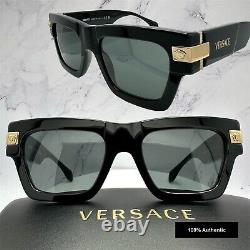 VERSACE Sunglasses Black Gold Medusa Logo Limited Edition Dwayne Wade I55mm