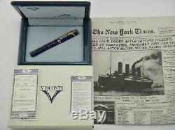 VISCONTI RMS Titanic Limited Edition Fountain Pen #1142/1912 M Nib 18k 750