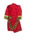Versace Red/gold I Baroque Bathrobe Limited Edition 4xl Not Available Online