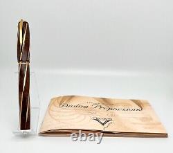 Visconti Divine Proportions Limited Edition 18K Gold Trim Fountain Pen MINT