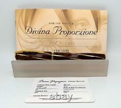 Visconti Divine Proportions Limited Edition 18K Gold Trim Fountain Pen MINT