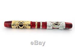 Visconti Jung Alchemy HRH Limited Edition White/Yellow Gold Fountain Pen