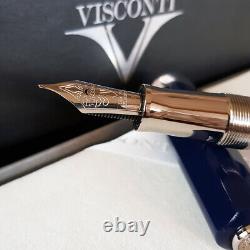 Visconti Opera Master Blue Swirl Fountain Pen Limited Edition New