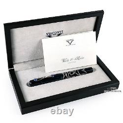 Visconti Versailles Blue Sterling Silver Fountain Pen Limited Edition #343/365