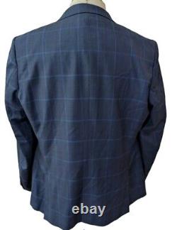 Vitale Barberis Canonico PINNACLE Limited Edition Fabric Mens 48R Blue Blazer