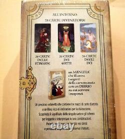 Witch tarot card cards deck guide book wicca oracle rare vintage italian arcana
