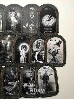 Witch wicca tarot cards card deck rare vintage major arcana oracle book guide