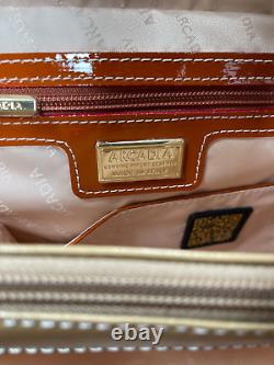 Women's Bag Arcadia Italy- $425.00- Butterscotch Satchel 50% Off
