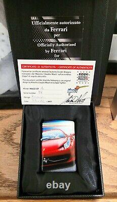 Zippo By Mazzi Ferrari Zippo Club Italia Limited Edition 10th Anniversary