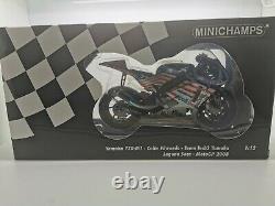 1/12 Minichamps Yamaha M1 Colin Edwards Laguna Seca 2008 Edition Limitée 700 Pcs