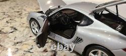 1/18 Porsche Cayman 987 Argent Dealer Edition Detailed Die-cast New Old Stock