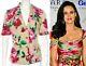 1.1k Nouvelle Blouse Florale Dolce & Gabbana Katy 2013 Taille 38 2 Veste Boutonnée Par-dessus S