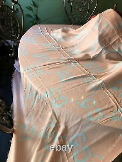 100% Authentique Gucci Large Gg Ghost Silk Scarf Limited Edition