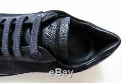 $ 1075 Brioni Limited Edition Poney Cheveux Garniture Sneakers Chaussures 10 Us 43 Euro 9 Uk