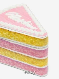 1085 $ Aw20 Moschino Couture Jeremy Scott Cake Slice Clutch Logo Marie Antoinette