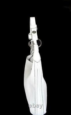 $1250 NWT Ghurka Le Chandra Blanc Pebble Sac à main fourre-tout en cuir italien Purse Bag