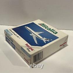 1500 Herpa Alitalia Airlines Douglas MD 11 Ailes Aéroport Italie Rare Set Jouet