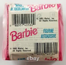 1993 BOÎTE BARBIE Panini 50 Paquets scellés Édition ITALIE Barbiepedia Ken RARE