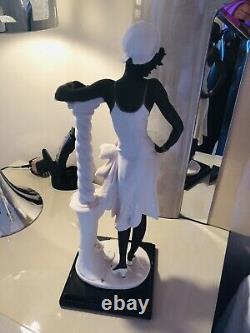 1994 Giuseppe Armani Figurine Mahogany #0194-f Black Lady Limited Edition 17