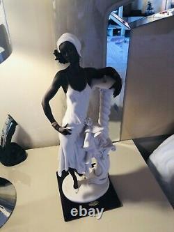 1994 Giuseppe Armani Figurine Mahogany #0194-f Black Lady Limited Edition 17
