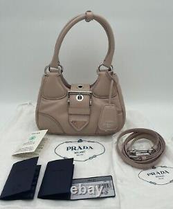 $2950 Nouveau sac à bandoulière en cuir Nappa Prada Moon Re-edition 2002 Mini Pochette Authentique