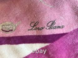 660$ Loro Piana Pink Edition Limitée Serviette De Plage En Coton Fabriqué En Italie