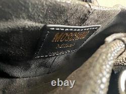 AW21 Moschino Couture Jeremy Scott sac à bandoulière avec jumelles noires à 2675 $ MSRP RARE