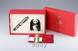 Ancora Panda Bamboo Limited Edition 18k Gold Fountain Stylo Numéro 6 À Partir De 8