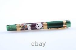 Ancora Panda Bamboo Limited Edition 18k Gold Fountain Stylo Numéro 6 À Partir De 8