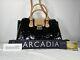 Arcadia Italie-nwt$398,00-msrp$425,00-meilleure Usine De Cuir Du Designer Italien