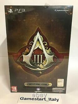Assassin's Creed III 3 Liberté Edition Collector Sony Ps3 Nuovo Sigillato