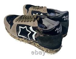 Atlantic Stars Sneaker Shoes Army Camo Made In Italy 42 Us9 Rare Limited Edition