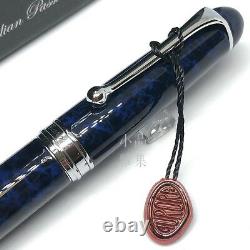 Aurora 88 Limited Edition 688 Sigaro Bleu Marbre 18k Flexible F Fontaine Nib Pen