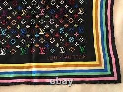 Authentic Limited Edition Louis Vuitton Murakami Écharpe Multicolore