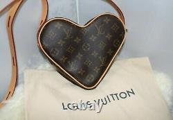 Authentique Édition Limitée Louis Vuitton Jeu Sur Coeur Heart Bag