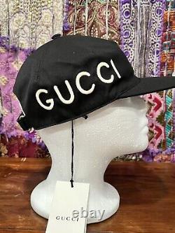 Authentique Gucci Loved Casquette De Baseball M/58cm+ Adjustable Edition Limitée T.n.-o.