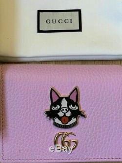Authentique Gucci New Limited Edition Bosco Petite Rose Wallet