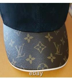 Authentique New Hat Cap Limited Edition Black Brown Monogram Size Medm, Réglable