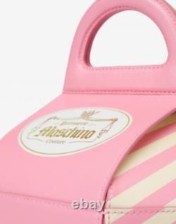 Aw20 Moschino Couture Jeremy Scott Cake Box Leather Pink M Bag Marie Antoinette